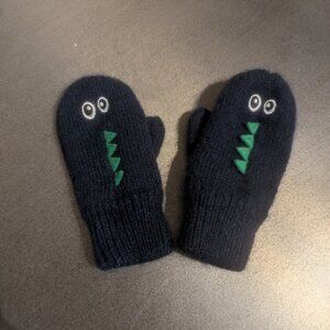 Dragon/Dinosaur Fleece-lined Knit Mittens - 3/$10